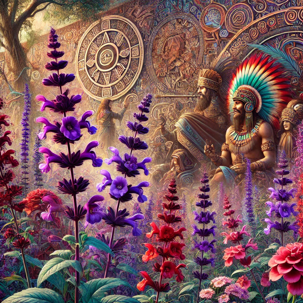 Salvia în tradițiile popoarelor native din America Centrală și de Sud